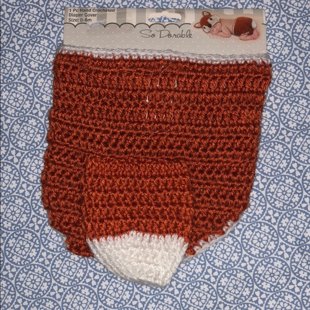 Hand crocheted diaper cover